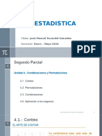 Estadistica Unidad 2 Permutaciones y Combinaciones Version Alumnos