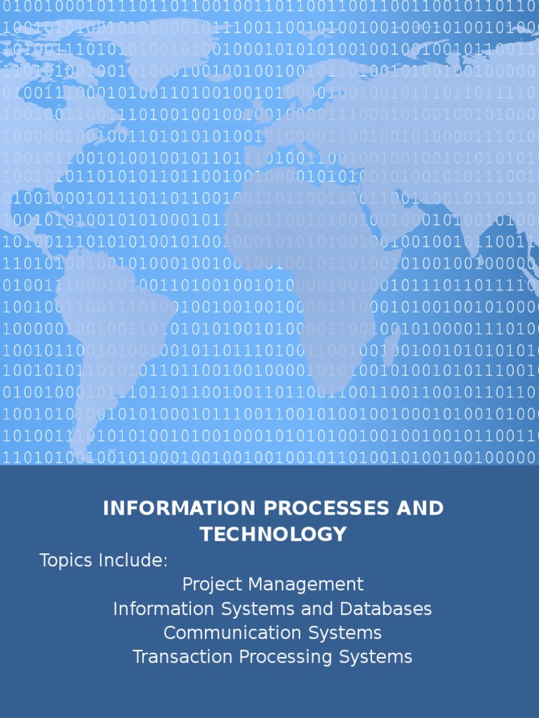 Technology Business Cover Page | PDF | Databases | Information