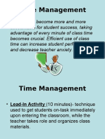 TimeManagement For Teachers