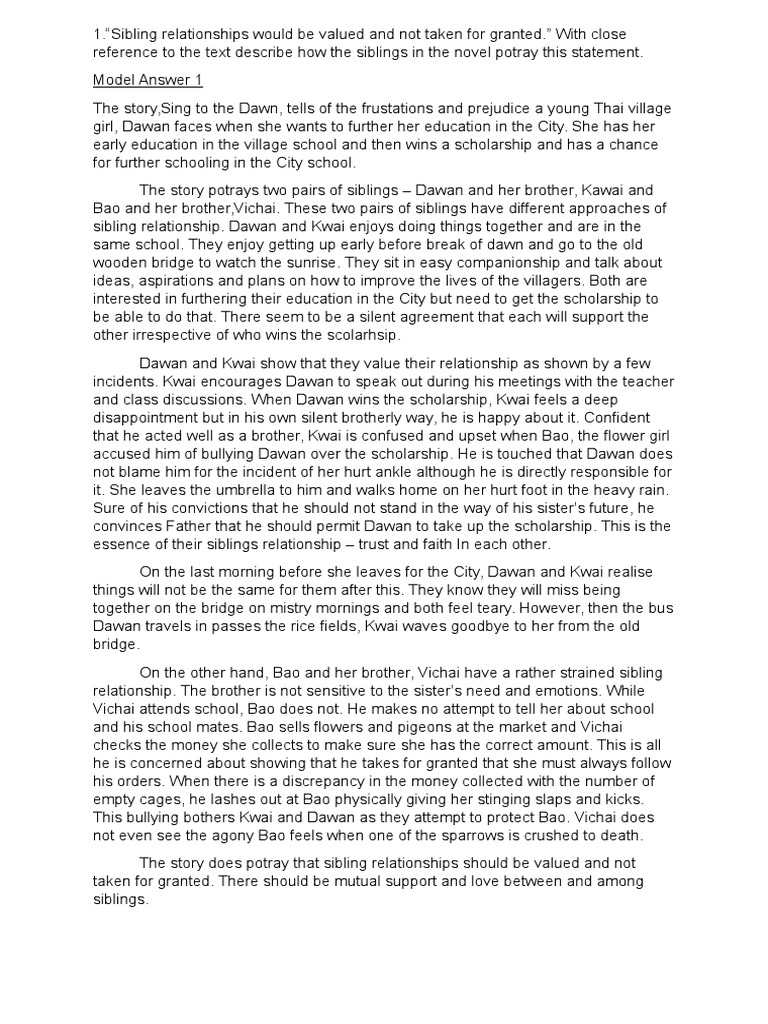 Sing to the dawn determination essay 08 image