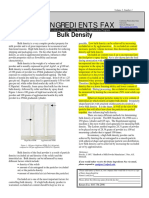 Dairy Ingredients Fax: Bulk Density