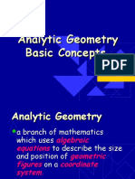 Analytic Geometry Basic Concepts