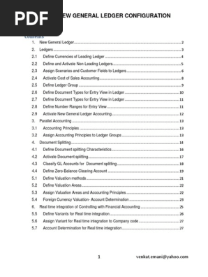 Chapter 3 New General Ledger