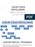 Hukum Fisika Penyelaman