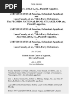 Carolyn S. Daley, Etc. v. United States of America, and Leon Canady, Third-Party the Florida National Bank at Lakeland, Etc. v. United States of America, and Leon Canady, Third-Party Ann Mellish, Etc. v. United States of America, and Leon Canady, Third-Party, 792 F.2d 1081, 3rd Cir. (1986)