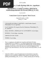 Cornelius HILL Trudie Hastings Hill, H/W, Appellants v. Reederei F. Laeisz G.M.B.H., Rostock Schiffarhtsgesellschaft MS Priwall MBH & CO. KG