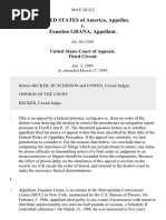 United States v. Faustino Grana, 864 F.2d 312, 3rd Cir. (1989)