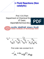 Fluid-Fluid Reactions (Non-catalytic) and Hatta Number