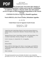 United States v. Norris Higgs, A/K/A Norris Eckles, 927 F.2d 597, 4th Cir. (1991)