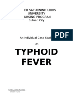 Case Study On Typhoid Fever