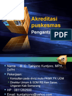 AKREDITASI PUSKESMAS pengantar