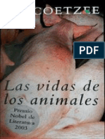 Las Vidas de Los Animales - John Maxwell Coetzee