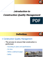 Introduction To Construction Quality Management