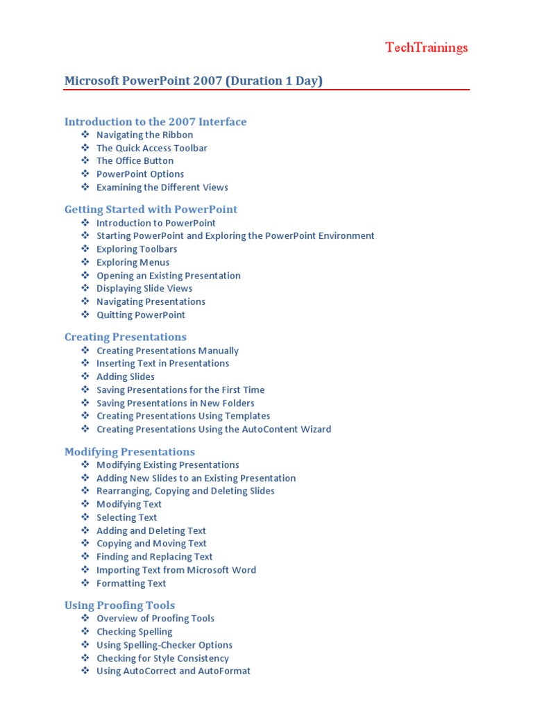 Power Point 2007 | PDF | Microsoft Power Point | Office Software