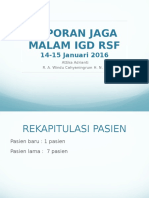 Laporan Jaga Igd RSF Attikawindu 2