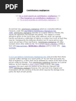 Contributory Negligence