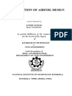 Investigation of Airfoil Design: in Partial Fulfilment of The Requirement For The Award of The Degree of