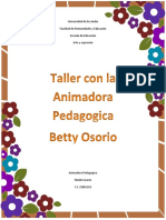 Taller de Animadoras Pedagogicas