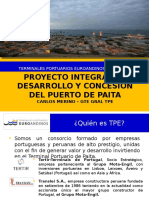 Desarrollo del puerto de Paita bajo concesión TPE