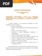 Desafio Profissional - Administração 8ª Semestre