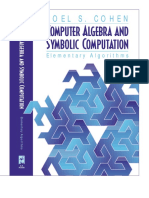 Cohen J.S. Computer algebra and symbolic computation elementary algorithms 2002ã. 344ñ. ISBN ISBN10 1-56881-158-6.pdf