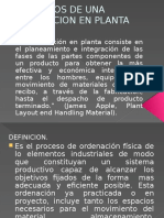 Conceptos de Una Distribucion en Planta