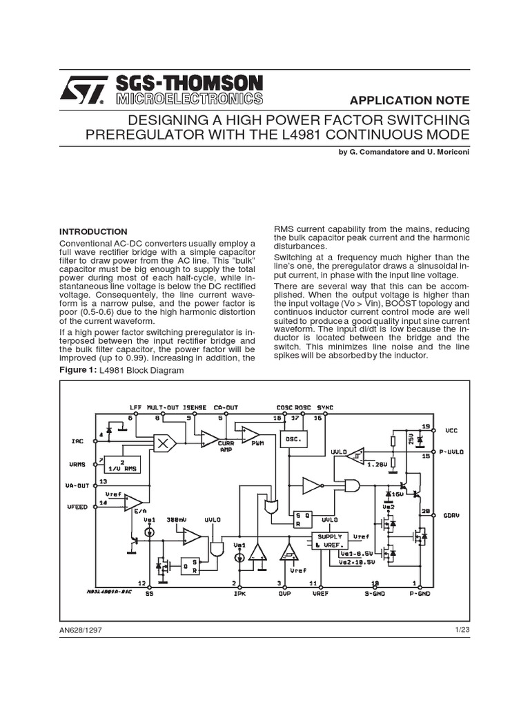 L4981 PDF Rectifier Inductor