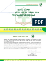 Buku Saku Permenkes No 75 Tahun 2014