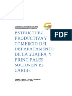 ESTRUCTURA PRODUCTIVA Y COMERCIO DEL DEPARTAMENTO DE LA GUAJIRA