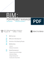 BIM For Project Managers