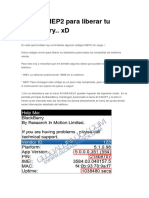 Código MEP2 para Liberar Tu Blackberry