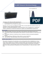 TG-40SP Ultrasonic Directional Speaker