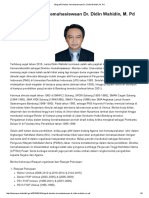 Biografi Direktur Kemahasiswaan Dr. Didin Wahidin, M