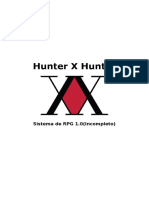 RPG SistemaRPG Sistema Hunter X Hunter.docx Hunter X Hunter