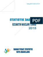 Statistik Daerah Kecamatan Magelang Tengah 2015