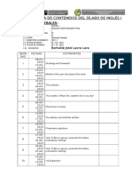 Cronogramación de Contenidos de Sílabo Inglés i Ok