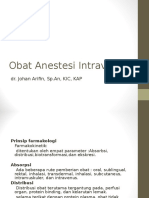 Obat Anestesi Intravena