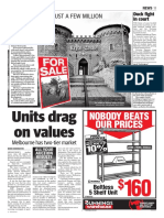 "Units Drag On Values" - Herald Sun - 2 April, 2016