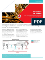 VCS IP Transit ProductSheet