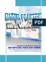 Modul Ms Word 2007