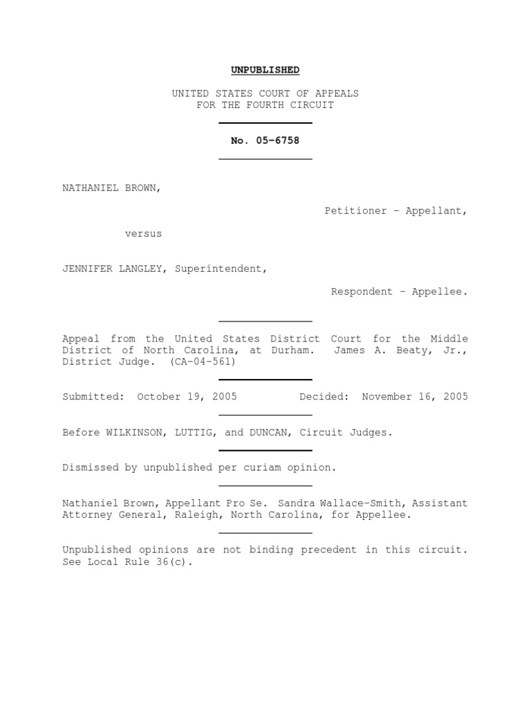 Appeal Dismissal in § 2254 Case | PDF