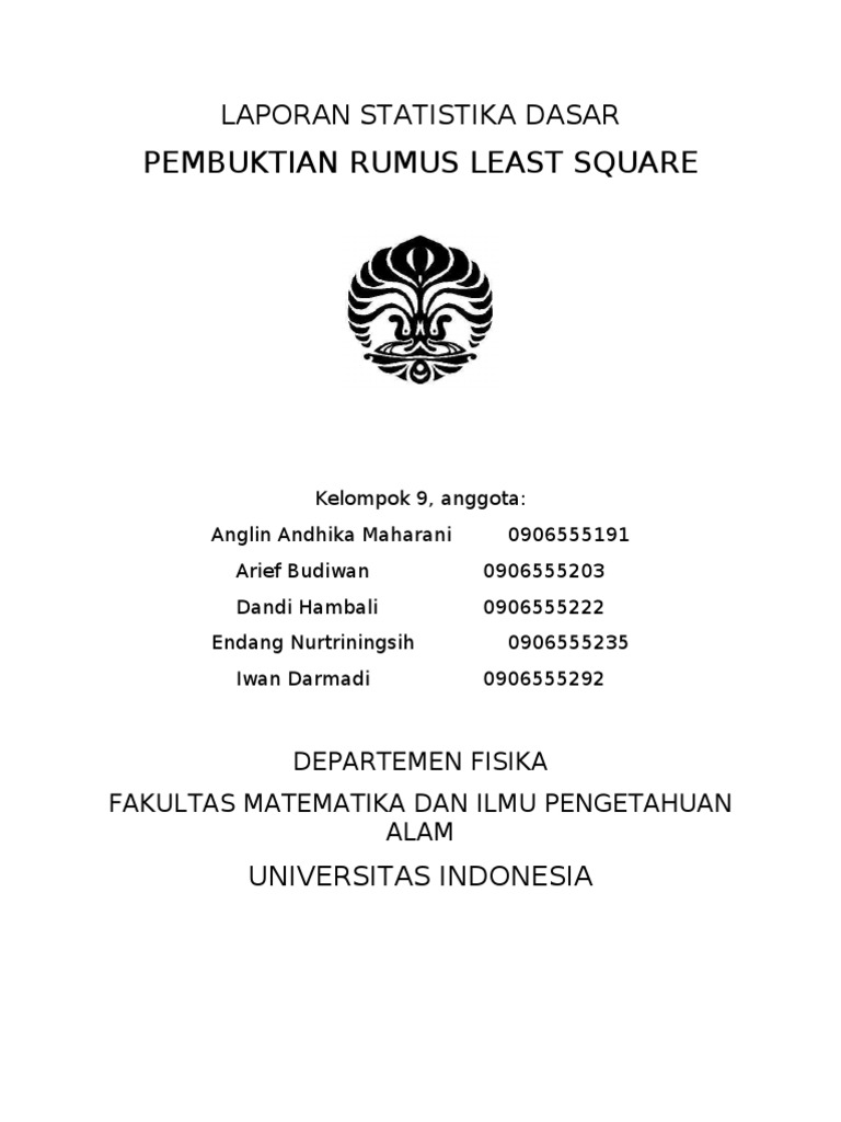 Pembuktian Statistika | PDF