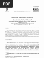 Download Materialism and Economic Psychology by Zdravko Radulovic SN32122100 doc pdf