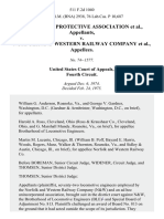 Employees Protective Association v. Norfolk and Western Railway Company, 511 F.2d 1040, 4th Cir. (1975)