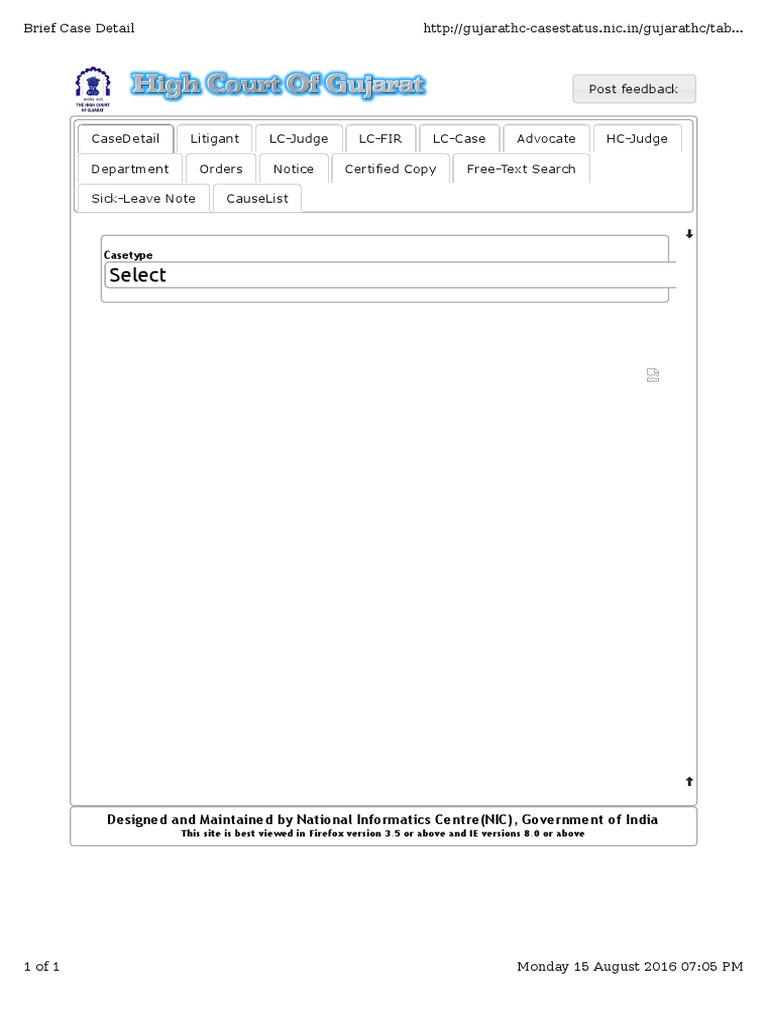 Highcourt 1 | PDF