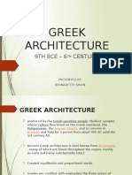 Greek Architecture by Bernadette Sison