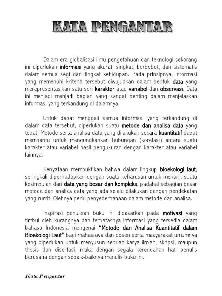 Ekologi Kuantitatif