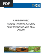 Plan de Manejo Parque Nacional Natural Old Providence McBean Lagoon 