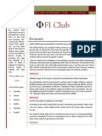 FI Club: Economy