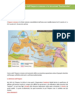 La Divisione Dell Impero Romano e Le Invasioni Barbariche